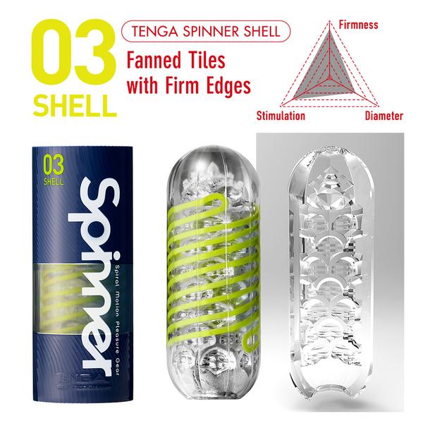 TENGA SPINNER - 03 SHELL πληροφορίες εσωτερικού