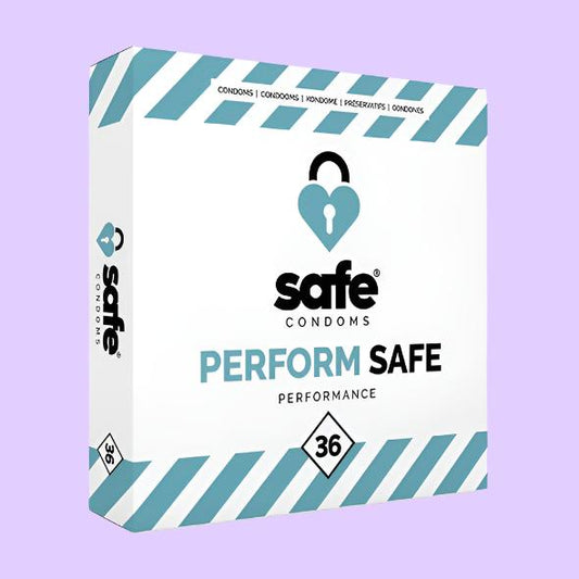 SAFE Condoms Προφυλακτικά Επιβράδυνσης 36 τεμ.