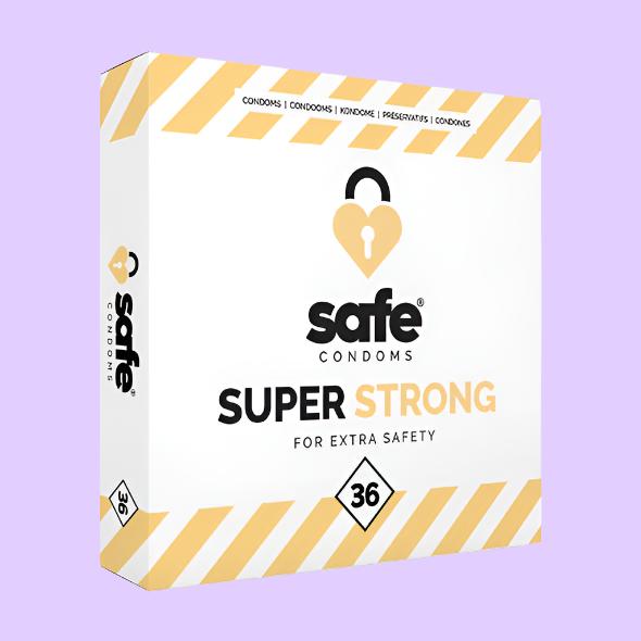 SAFE Condoms Προφυλακτικά Υψηλής Αντοχής 36 τεμ