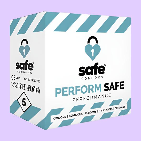 SAFE Condoms Προφυλακτικά Επιβράδυνσης 5 τεμ.