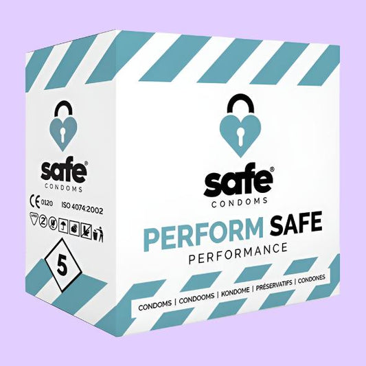 SAFE Condoms Προφυλακτικά Επιβράδυνσης 5 τεμ.