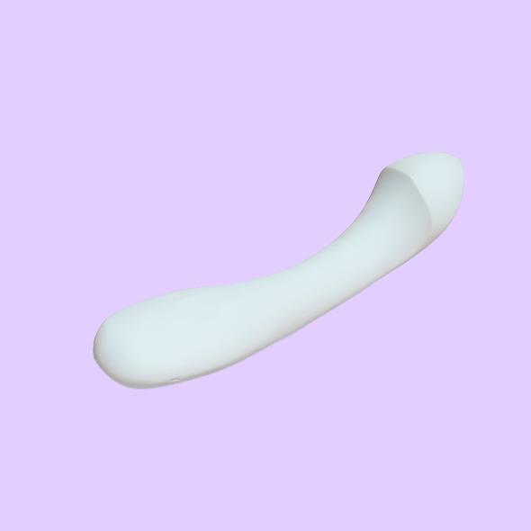 Dame Products Arc G-Spot Δονητής στο χρώμα του πάγου πλάγια όψη