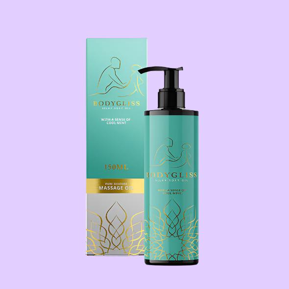 BODYGLISS Λάδι Μασάζ με Άρωμα Μέντας 150ml με συσκευασία