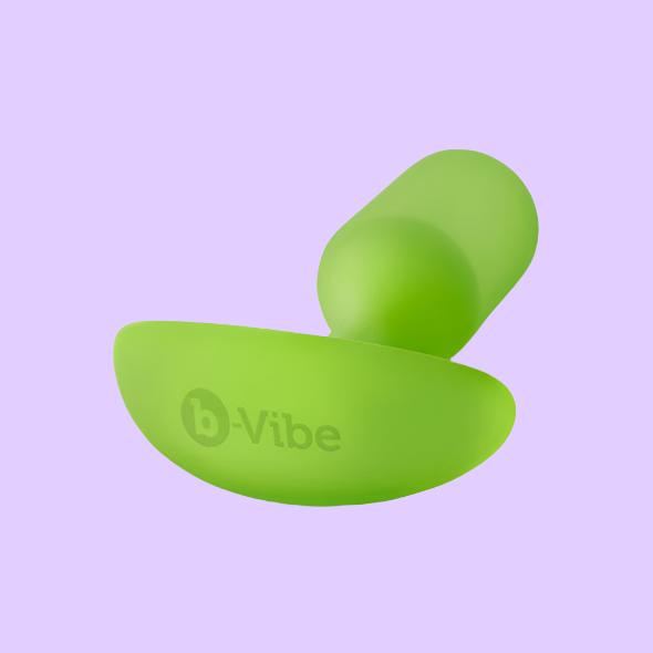 b-Vibe Snug Plug 3 Πρωκτική Σφήνα σε λάιμ χρώμα