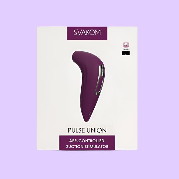 SVAKOM Pulse Union Αναρροφητήρας App-Controlled σε μωβ χρώμα συσκευασία