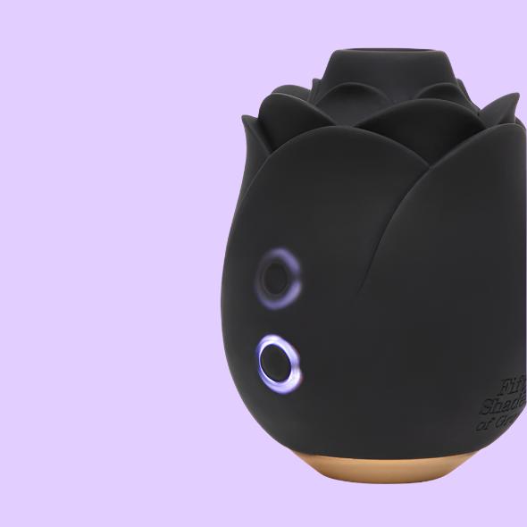 Fifty Shades of Grey Αναρροφητήρας σε μαύρο χρώμα κουμπιά χειρισμού