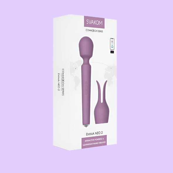 Svakom Emma Neo 2 Pink με rabbit ears συσκευασία εμπρός οψη