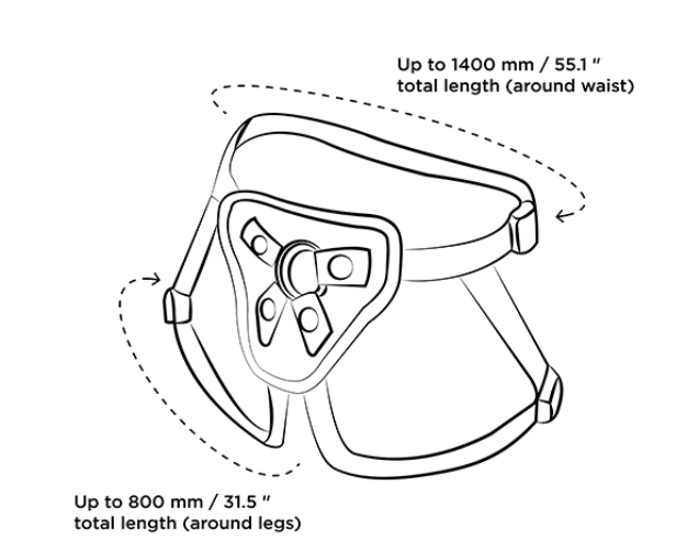 ROMP Piccolo Dildo/ Pegging Kit διαστάσεις