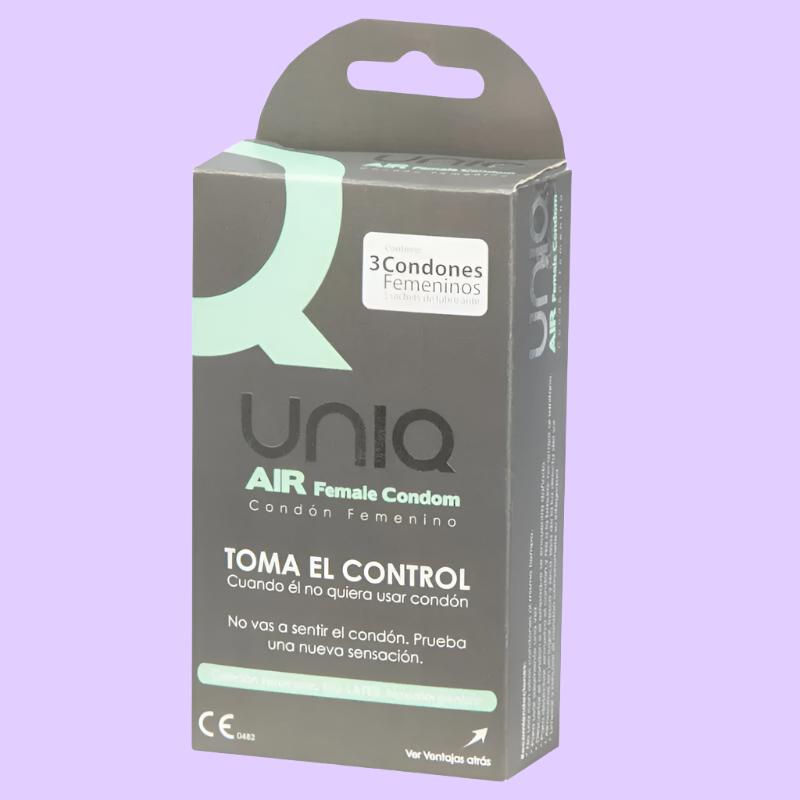 UNIQ AIR Γυναικεία Προφυλακτικά Χωρίς Λατέξ 3 τεμ.