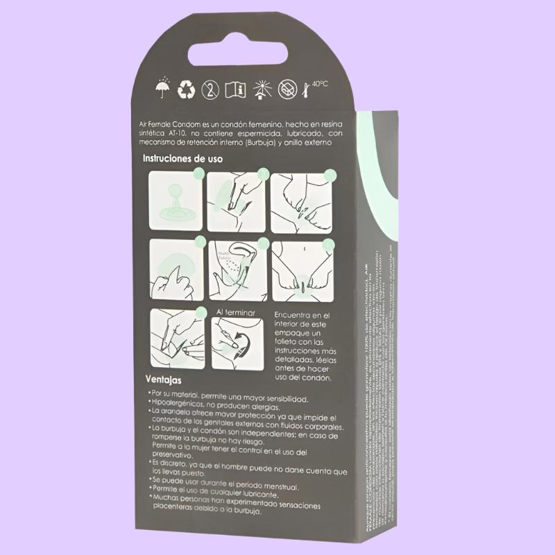 UNIQ AIR Γυναικεία Προφυλακτικά Χωρίς Λατέξ 3 τεμ.