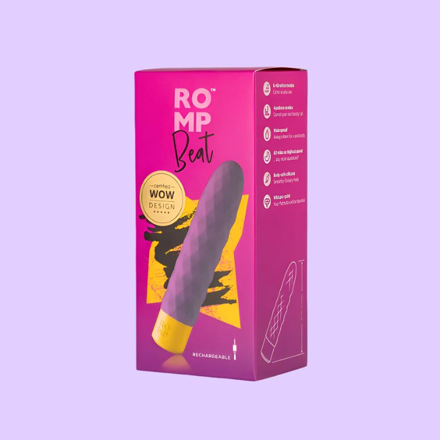 Beat ROMP Bullet Δονητής σε μωβ χρώμα συσκευασία