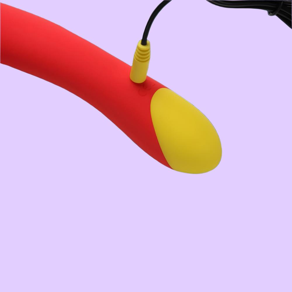 Hype ROMP Δονητής σε κόκκινο χρώμα με καλώδιο φόρτισης