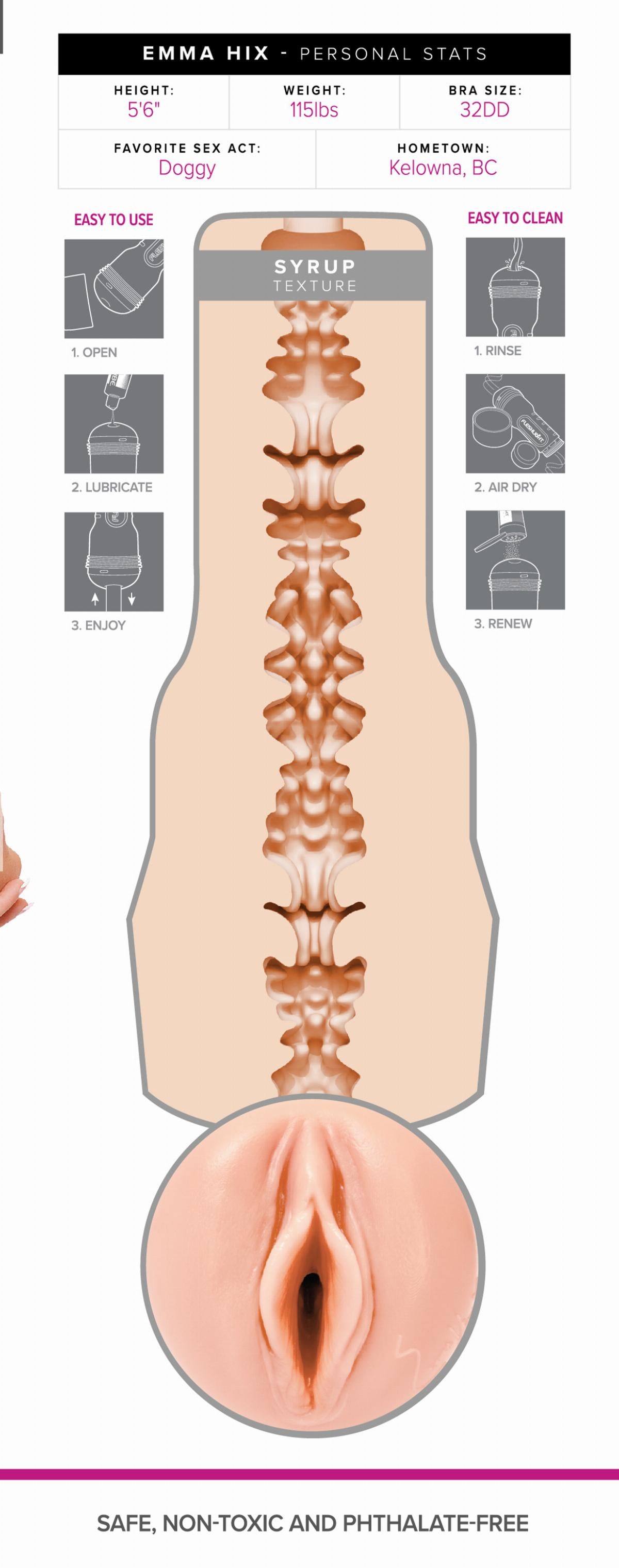 Fleshlight Girls Emma Hix Syrup Signature