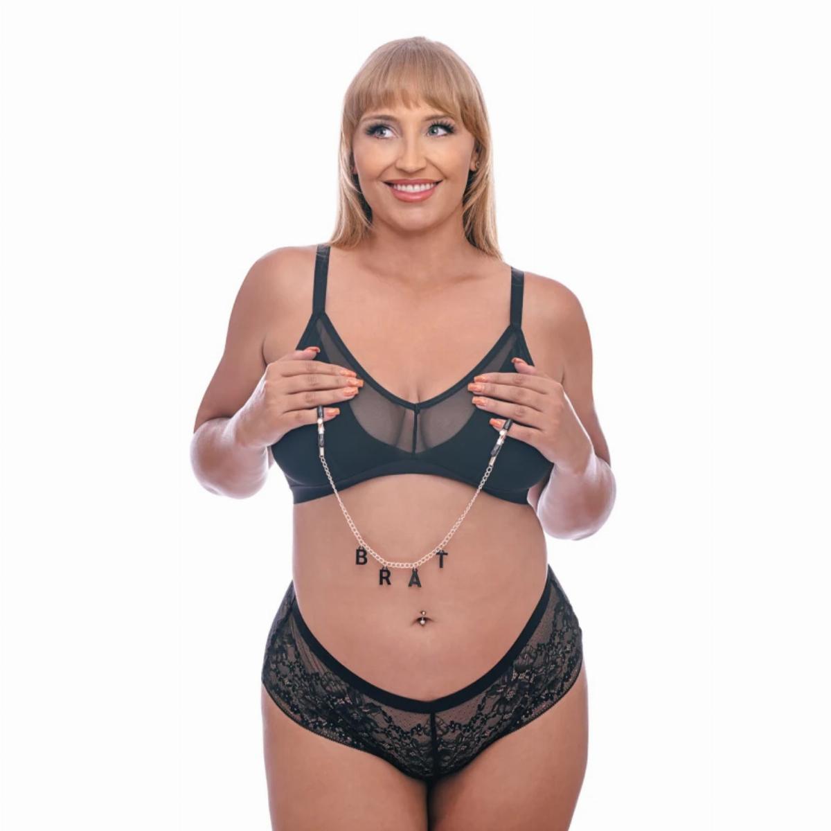 Sportsheets - Sex & Mischief Brat Charmed Nipple Clamps