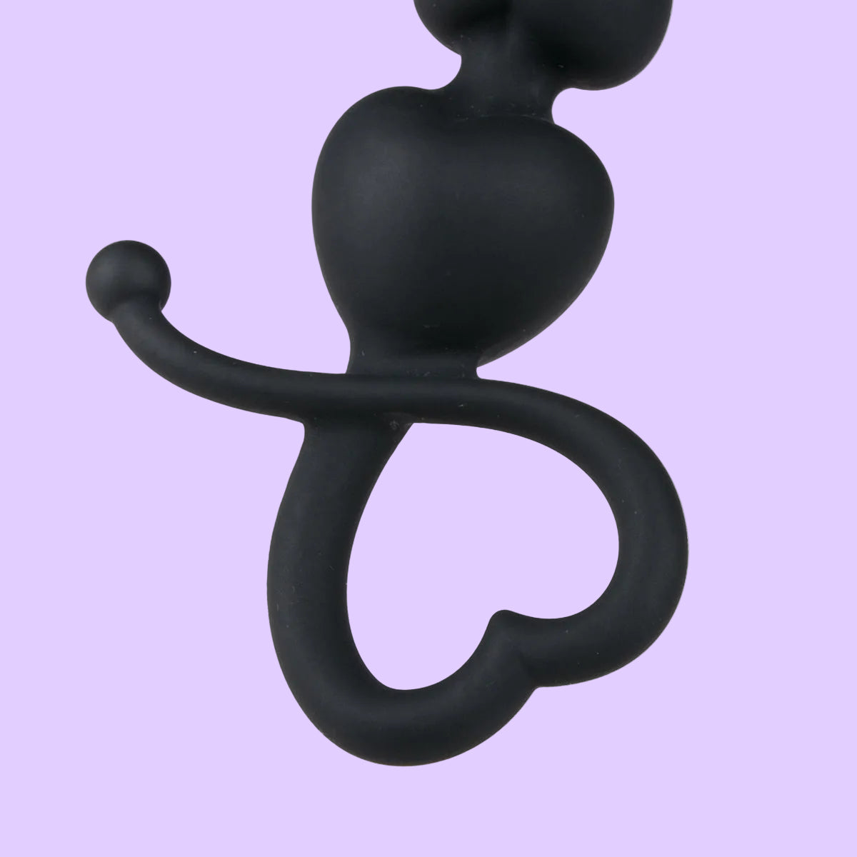 Λαβή σε σχήμα καρδιάς των Easytoys anal beads για ασφαλή αφαίρεση