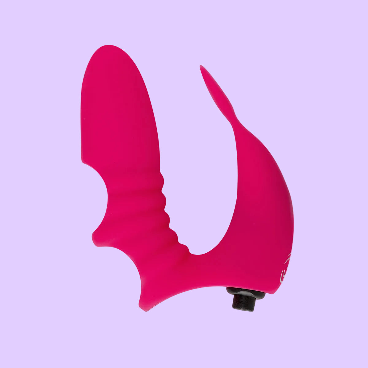 Easytoys Finger Vibrator δονητής δακτύλου από ροζ σιλικόνη, μπροστινή όψη