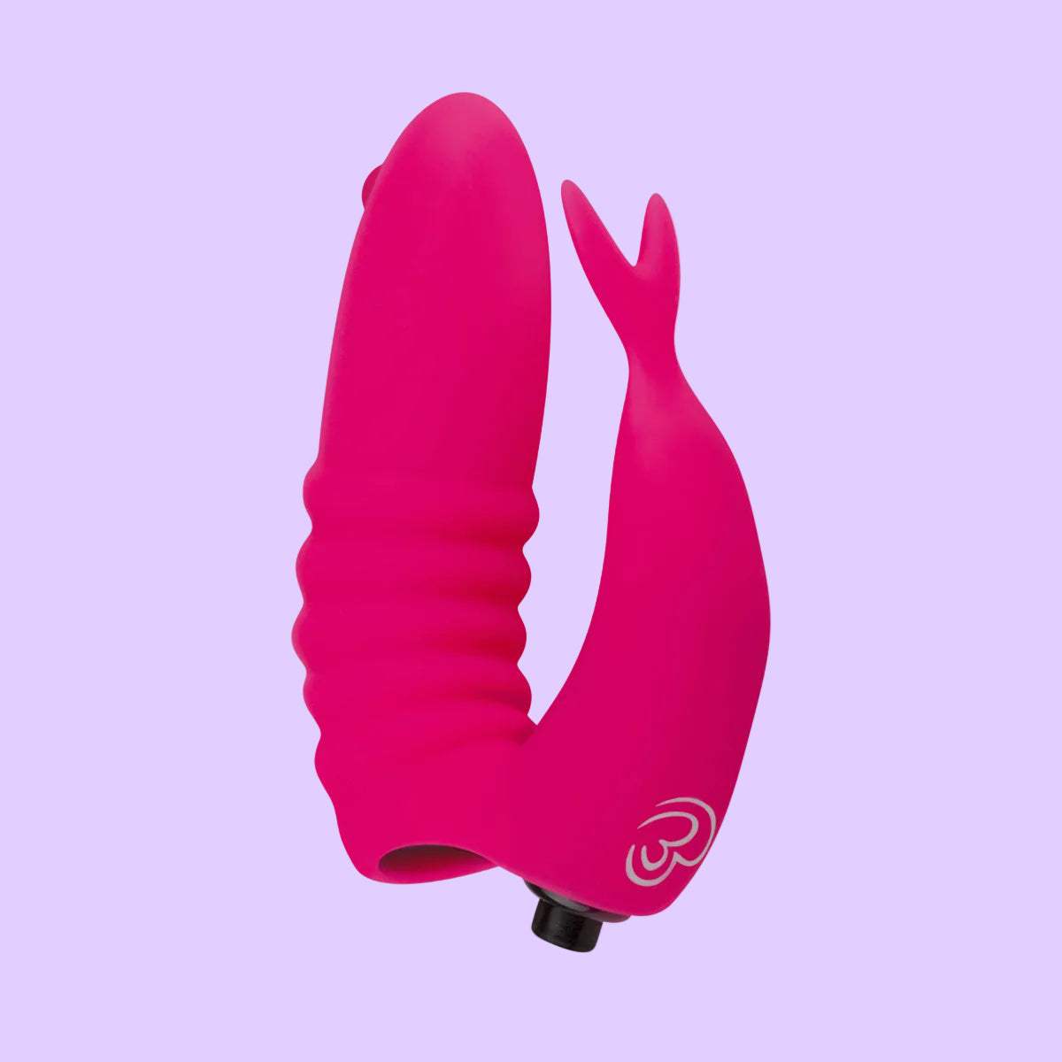 Easytoys Finger Vibrator δονητής δακτύλου από ροζ σιλικόνη, μπροστινή όψη