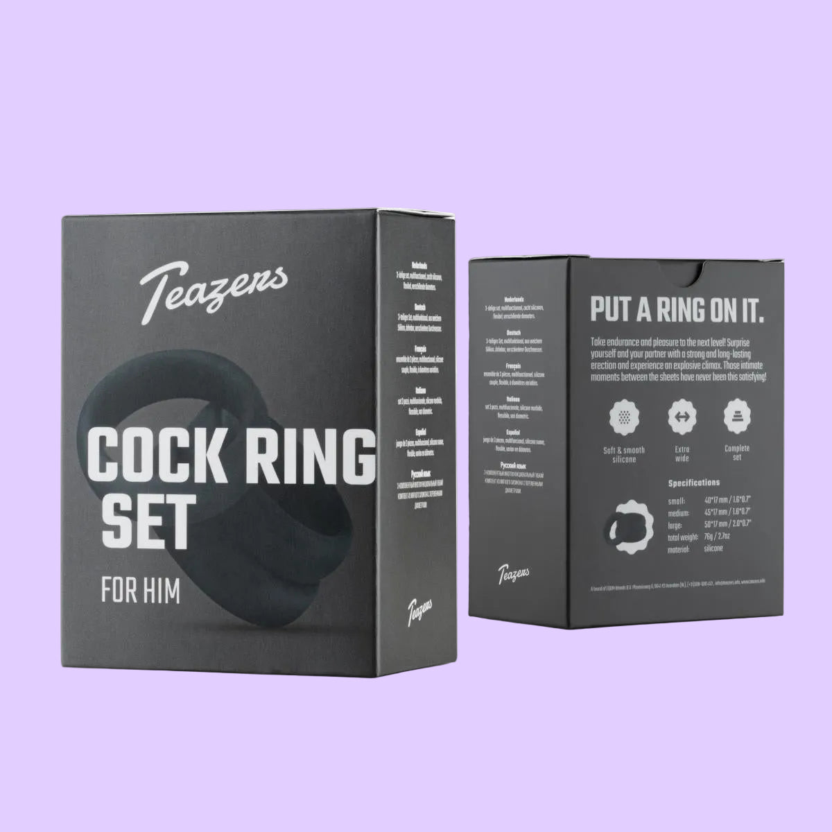 Teazers Silicone Cockring Set