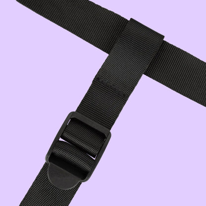 Ρυθμιζόμενο νάιλον harness Easytoys Fetish για περίμετρο γοφών έως 110 cm