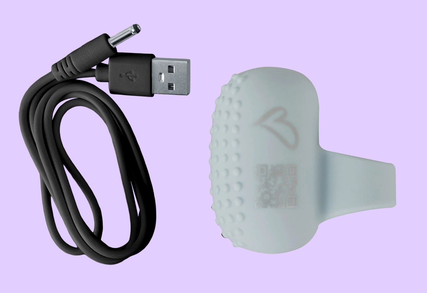 beau coeur KIREMO δονητής δακτύλου με καλώδιο φόρτισης USB