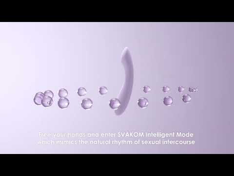 SVAKOM Amy 2 Εύκαμπτος G-Spot Δονητής σε λιλά χρώμα βίντεο