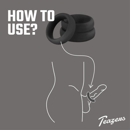 Teazers Silicone Cockring Set
